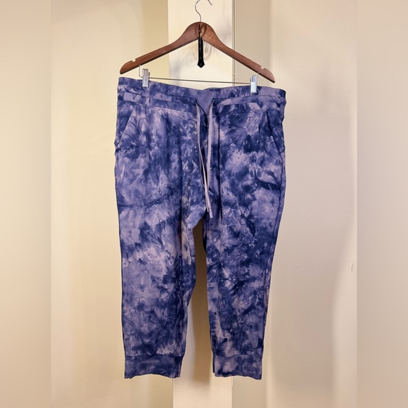 NWOT Lululemon Ready to Rulu Jogger Crop Diamond Dye Lunar Rock True Navy - Picture 7 of 8